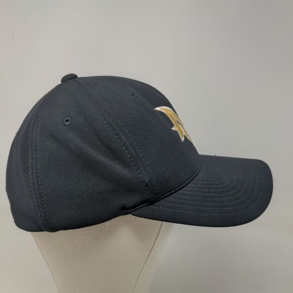 Pacific Headwear Men's Strapback Hat Black Embroidered Optimist Logo - Picture 4 of 9